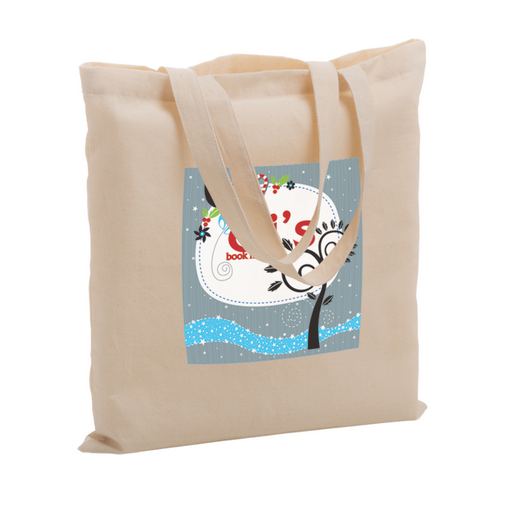 Custom Printed Cotton Canvas Tote Bag w/Full Color (15"x15") - Color Evolution - CN1515-CE